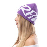 Main Logo Jacquard Beanie I Purpill