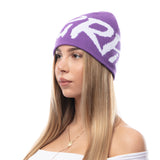 Main Logo Jacquard Beanie I Purpill