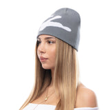 Main Logo Jacquard Beanie I Grey