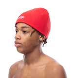 Main Logo Embroidery Beanie I Red