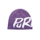 Main Logo Jacquard Beanie I Purpill