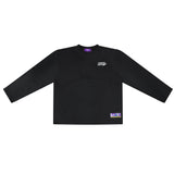 Multi Panel LS Mesh Jersey – Black