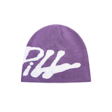 Main Logo Jacquard Beanie I Purpill