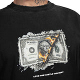 DOLLAR TEE – WASHED BLACK