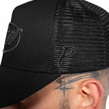 TRUCKER CAP – PITCH BLACK (PRE ORDER 2 WEEKS MAX)