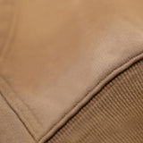 WASHED ZIP HOODIE - MOCHA (PRE ORDER 2-3 WEEKS)