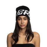 Main Logo Jacquard Beanie I Black