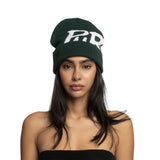 Main Logo Jacquard Beanie V2 I Forest Green