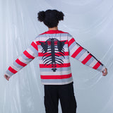 Striped Skeleton Longsleeve