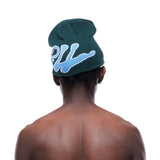 Main Logo Jacquard Beanie - Forest
