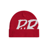 Main Logo Jacquard Beanie V2 I Red