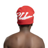 Main Logo Jacquard Beanie V2 I Red